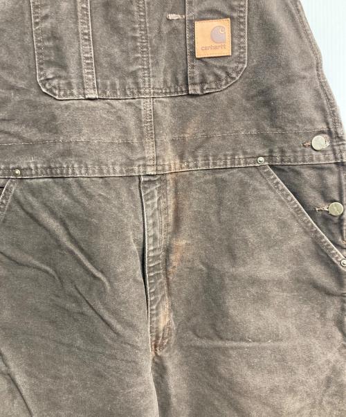 CarHartt（カーハート）CarHartt (カーハート) Sandstone Bib Overall ブラウン サイズ:W38×L30の古着・服飾アイテム