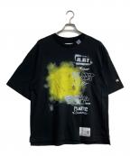 Maison MIHARA YASUHIROメゾン ミハラ ヤスヒロ）の古着「PRINTED TEE 5」｜ブラック
