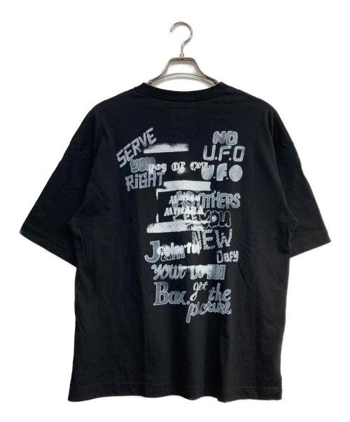 Maison MIHARA YASUHIRO（メゾン ミハラ ヤスヒロ）Maison MIHARA YASUHIRO (メゾン ミハラ ヤスヒロ) PRINTED TEE 5 ブラック サイズ:46の古着・服飾アイテム