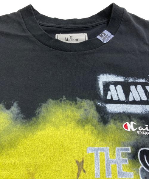 Maison MIHARA YASUHIRO（メゾン ミハラ ヤスヒロ）Maison MIHARA YASUHIRO (メゾン ミハラ ヤスヒロ) PRINTED TEE 5 ブラック サイズ:46の古着・服飾アイテム