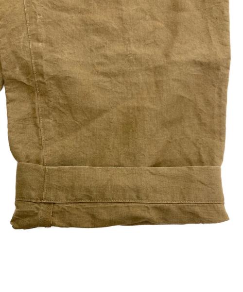 HAVERSACK（ハバーサック）HAVERSACK (ハバーサック) Old Canvas Wide Pants ブラウン サイズ:Sの古着・服飾アイテム