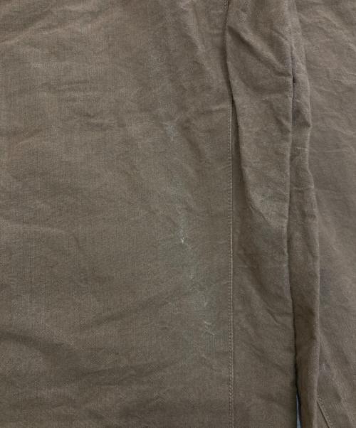 HAVERSACK（ハバーサック）HAVERSACK (ハバーサック) Old Canvas Wide Pants ブラウン サイズ:Sの古着・服飾アイテム
