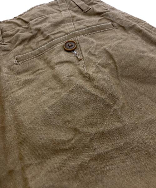 HAVERSACK（ハバーサック）HAVERSACK (ハバーサック) Old Canvas Wide Pants ブラウン サイズ:Sの古着・服飾アイテム