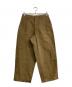 HAVERSACK（ハバーサック）の古着「Old Canvas Wide Pants」｜ブラウン