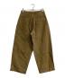 HAVERSACK (ハバーサック) Old Canvas Wide Pants ブラウン サイズ:S：7000円