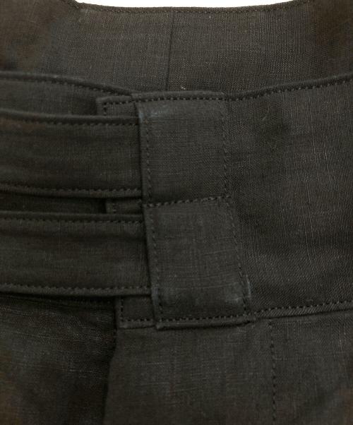 HAVERSACK（ハバーサック）HAVERSACK (ハバーサック) FRONT GATHERED SAROUEL PANTS ブラック サイズ:1の古着・服飾アイテム
