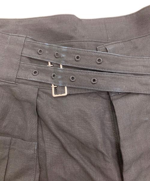HAVERSACK（ハバーサック）HAVERSACK (ハバーサック) FRONT GATHERED SAROUEL PANTS ブラック サイズ:1の古着・服飾アイテム