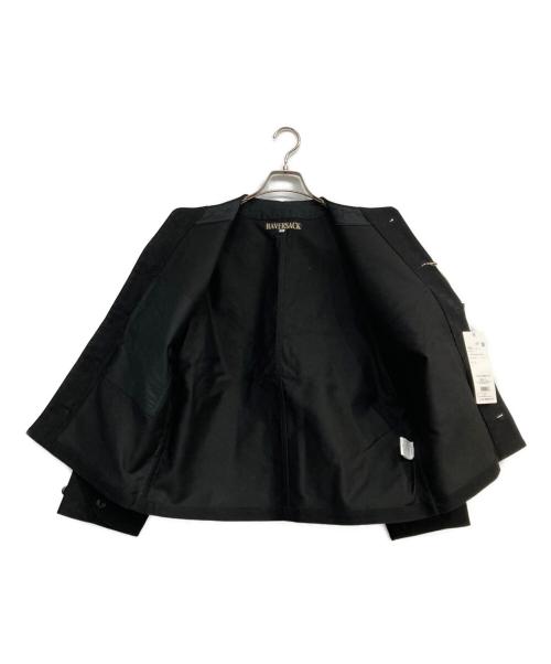 HAVERSACK（ハバーサック）HAVERSACK (ハバーサック) NO COLLAR MOLESKIN WORK JACKET ブラック サイズ:Mの古着・服飾アイテム