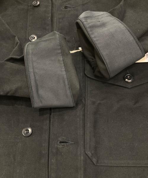 HAVERSACK（ハバーサック）HAVERSACK (ハバーサック) NO COLLAR MOLESKIN WORK JACKET ブラック サイズ:Mの古着・服飾アイテム