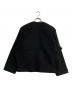 HAVERSACK (ハバーサック) NO COLLAR MOLESKIN WORK JACKET ブラック サイズ:M：12000円