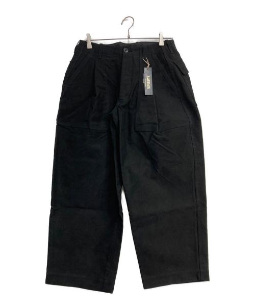 HAVERSACK（ハバーサック）HAVERSACK (ハバーサック) HEAVY MOLESKIN UTILITY PANTS ブラック サイズ:Mの古着・服飾アイテム