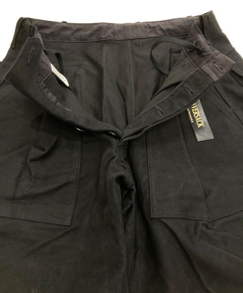 HAVERSACK（ハバーサック）HAVERSACK (ハバーサック) HEAVY MOLESKIN UTILITY PANTS ブラック サイズ:Mの古着・服飾アイテム