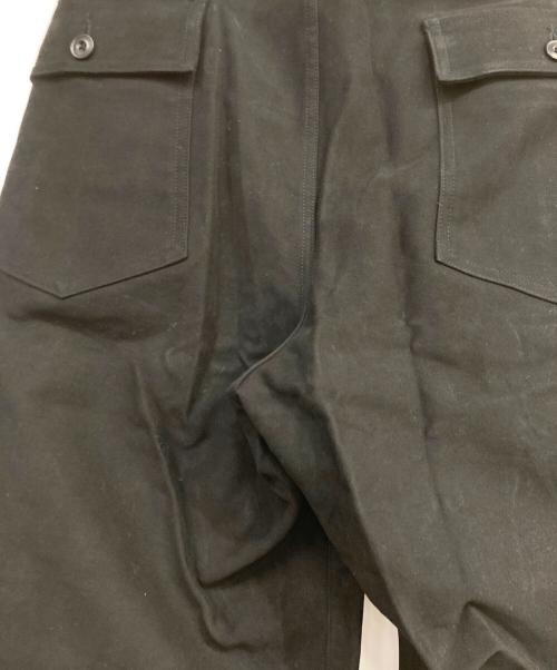 HAVERSACK（ハバーサック）HAVERSACK (ハバーサック) HEAVY MOLESKIN UTILITY PANTS ブラック サイズ:Mの古着・服飾アイテム
