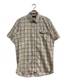 LEVI'S（リーバイス）の古着「半袖チェックシャツ」｜ベージュ