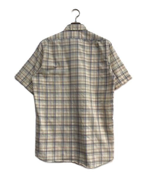 LEVI'S（リーバイス）LEVI'S (リーバイス) 半袖チェックシャツ ベージュ サイズ:Lの古着・服飾アイテム