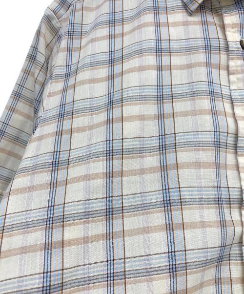 LEVI'S（リーバイス）LEVI'S (リーバイス) 半袖チェックシャツ ベージュ サイズ:Lの古着・服飾アイテム