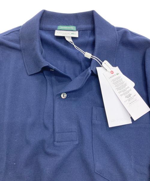 LACOSTE（ラコステ）LACOSTE (ラコステ) 長袖ポロシャツ ネイビー サイズ:Lの古着・服飾アイテム