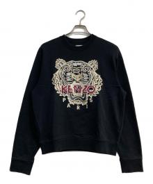 KENZO（ケンゾー）の古着「刺繍スウェット」｜ブラック