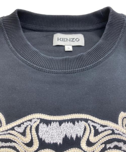 KENZO（ケンゾー）KENZO (ケンゾー) 刺繍スウェット ブラック サイズ:Sの古着・服飾アイテム