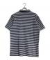 POLO RALPH LAUREN (ポロ・ラルフローレン) テリークロス ジョニーカラーポロシャツ ネイビー×ホワイト サイズ:LL 未使用品：7000円