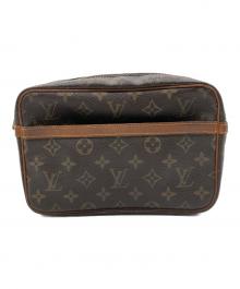 LOUIS VUITTON（ルイ ヴィトン）の古着「セカンドバッグ　モノグラム　コンピエーニュ　」｜ブラウン