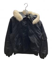 WILD THINGS（ワイルドシングス）の古着「N-2B FLIGHT JACKET」｜ブラック