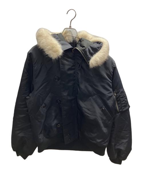 WILD THINGS（ワイルドシングス）WILD THINGS (ワイルドシングス) N-2B FLIGHT JACKET ブラック サイズ:Lの古着・服飾アイテム