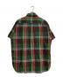 BEAMS PLUS (ビームスプラス) B.D. Pullover Classic-fit Madras グリーン×レッド サイズ:L：5000円