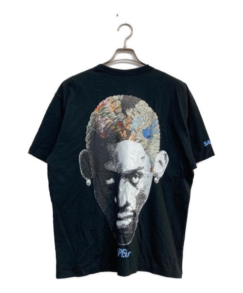 SAPEur（サプール）SAPEur (サプール) YAMATO TAKERU 月岡芳年 HEAD S/S TEE ブラック サイズ:Lの古着・服飾アイテム