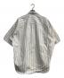 in・stru(men-tal) (インストルメンタル) Cotton High Density Stripe Short-sleeve Shirt ホワイト サイズ:44：16000円