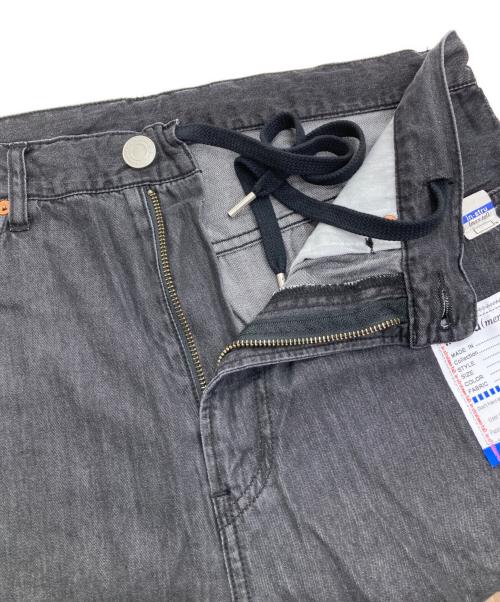in・stru(men-tal).（インストルメンタル）in・stru(men-tal). (インストルメンタル) Cotton Tencel Denim Wide Pants ブラック サイズ:44の古着・服飾アイテム