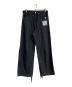 in・stru(men-tal).（インストルメンタル）の古着「Cotton Tencel Denim Wide Pants」｜ブラック