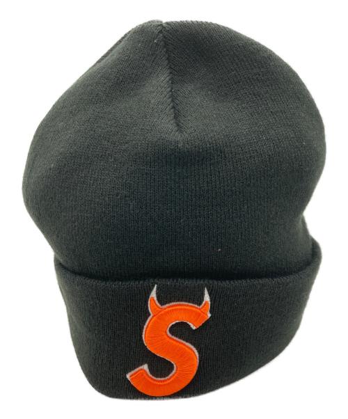 SUPREME（シュプリーム）Supreme (シュプリーム) New Era (ニューエラ) Devil S Logo Beanie ブラックの古着・服飾アイテム