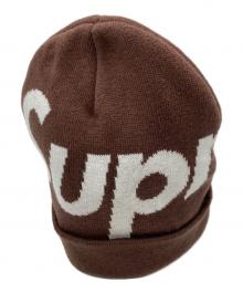 SUPREME（シュプリーム）の古着「BIG LOGO BEANIE」｜ブラウン