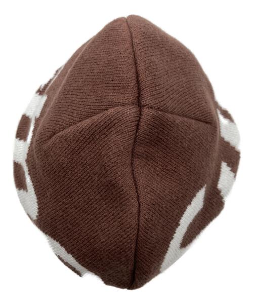 SUPREME（シュプリーム）Supreme (シュプリーム) BIG LOGO BEANIE ブラウンの古着・服飾アイテム