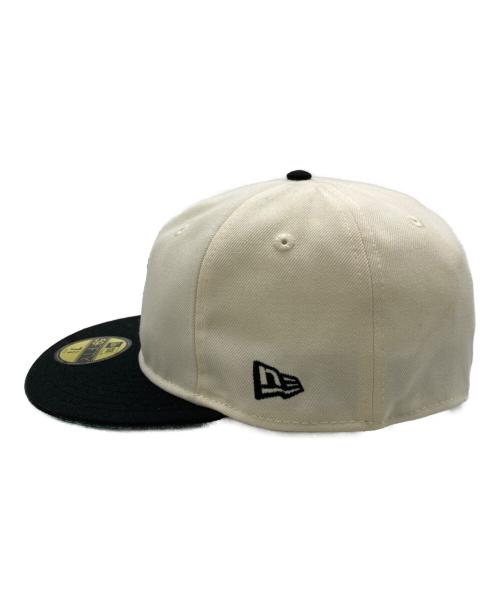New Era（ニューエラ）New Era (ニューエラ) BROOKS BROTHERS (ブルックスブラザーズ) コラボキャップ アイボリー×ブラック サイズ:58.7㎝の古着・服飾アイテム
