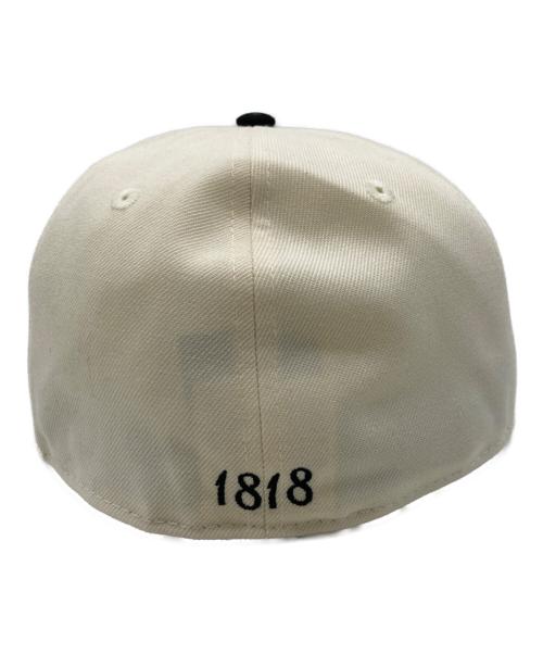 New Era（ニューエラ）New Era (ニューエラ) BROOKS BROTHERS (ブルックスブラザーズ) コラボキャップ アイボリー×ブラック サイズ:58.7㎝の古着・服飾アイテム