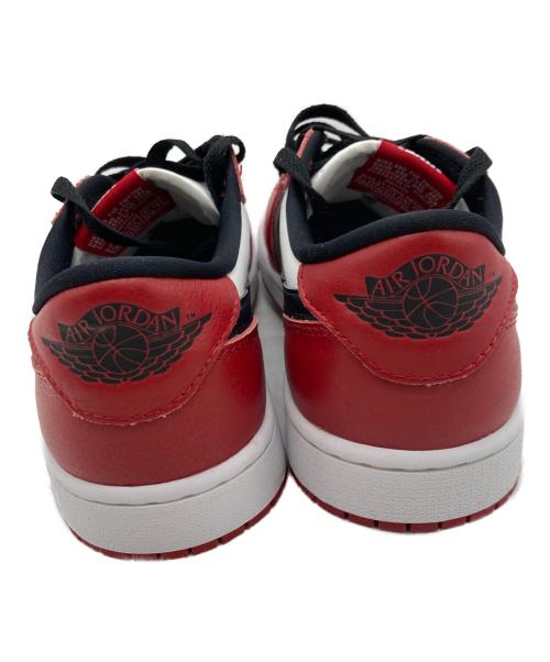 NIKE（ナイキ）NIKE (ナイキ) AIR JORDAN 1 RETRO LOW OG レッド×ホワイト サイズ:27cmの古着・服飾アイテム
