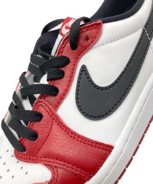 NIKE（ナイキ）NIKE (ナイキ) AIR JORDAN 1 RETRO LOW OG レッド×ホワイト サイズ:27cmの古着・服飾アイテム