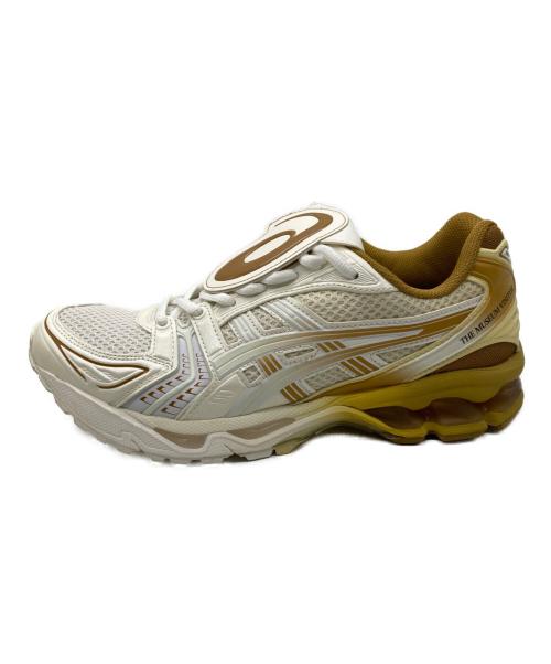 asics（アシックス）asics (アシックス) THE MUSEUM VISITOR (ザミュージアムビジター) GEL-KAYANO 14 クリーム×ブラウン サイズ:27cmの古着・服飾アイテム
