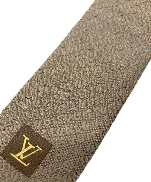 LOUIS VUITTON（ルイ ヴィトン）LOUIS VUITTON (ルイ ヴィトン) 総ロゴネクタイ ブラウン サイズ:-の古着・服飾アイテム