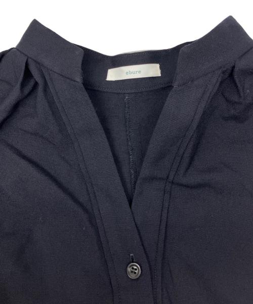 ebure（エブール）EBURE (エブール) ウールシャツワンピース ネイビー サイズ:38の古着・服飾アイテム