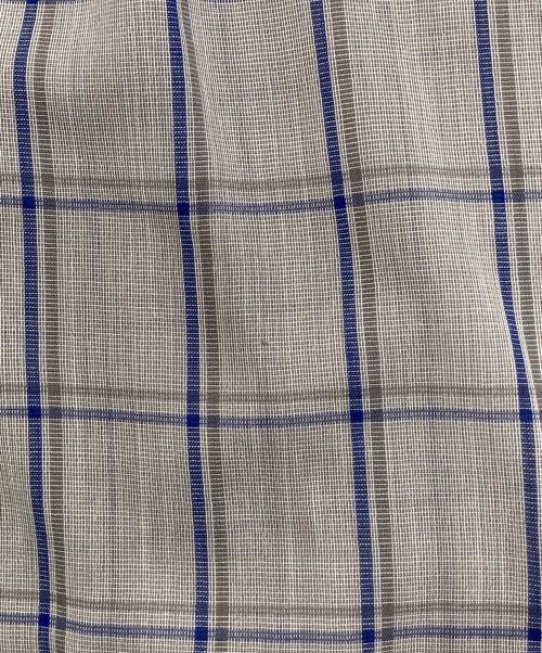 ebure（エブール）EBURE (エブール) クリアチェックハイネックワンピース グレー サイズ:38の古着・服飾アイテム