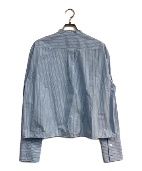 JIL SANDER（ジルサンダー）JIL SANDER (ジルサンダー) THURSDAY STRIPES ブルー サイズ:34の古着・服飾アイテム