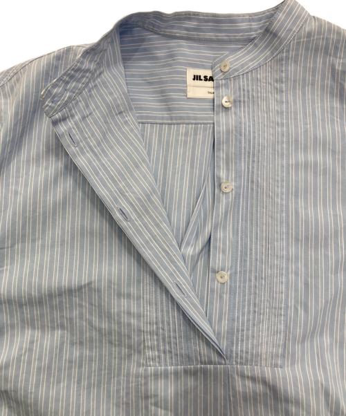 JIL SANDER（ジルサンダー）JIL SANDER (ジルサンダー) THURSDAY STRIPES ブルー サイズ:34の古着・服飾アイテム
