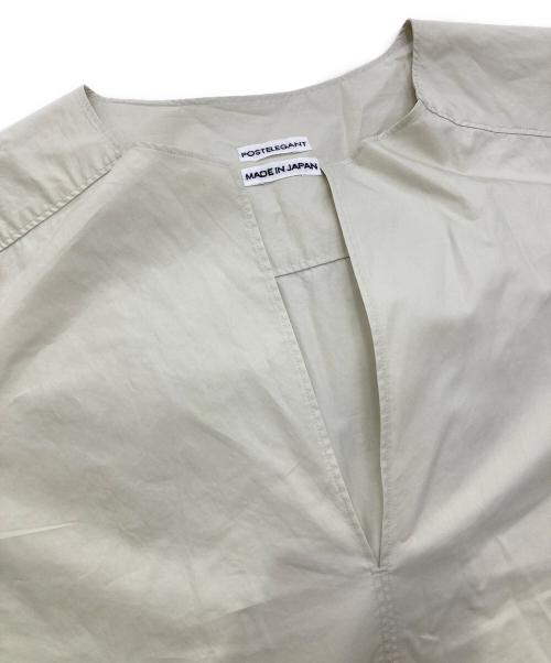POSTELEGANT（ポステレガント）POSTELEGANT (ポステレガント) COTTON BROAD LONG DRESS ベージュ サイズ:Ｓの古着・服飾アイテム