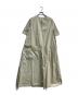 POSTELEGANT（ポステレガント）の古着「COTTON BROAD LONG DRESS」｜ベージュ