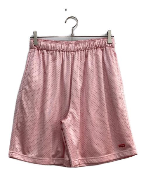 SUPREME（シュプリーム）Supreme (シュプリーム) Small Box Baggy Mesh Shorts ピンク サイズ:Ｓの古着・服飾アイテム
