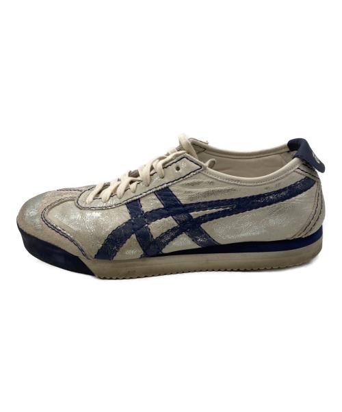 Onitsuka Tiger（オニツカタイガー）Onitsuka Tiger (オニツカタイガー) Mexico 66 SD PF ネイビー×シルバー サイズ:27cmの古着・服飾アイテム