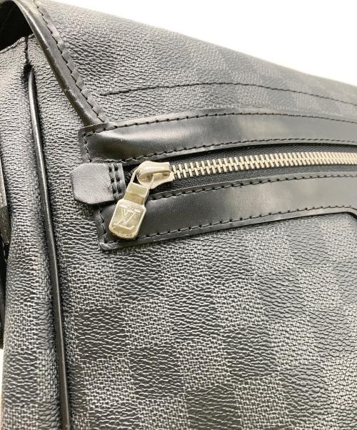 LOUIS VUITTON（ルイ ヴィトン）LOUIS VUITTON (ルイ ヴィトン) ダニエルGM メッセンジャーバッグ　ダミエ・グラフィット ブラックの古着・服飾アイテム